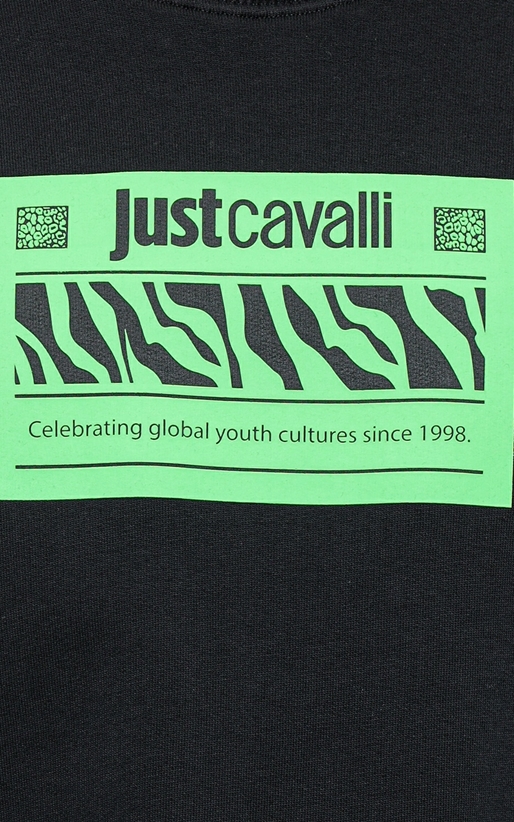 JUST CAVALLI-Bluza cu logo grafic